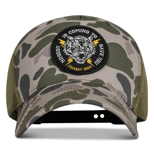 Nobody Is Coming To Save You Patch Snapback Hat - One Revolver Surfboards