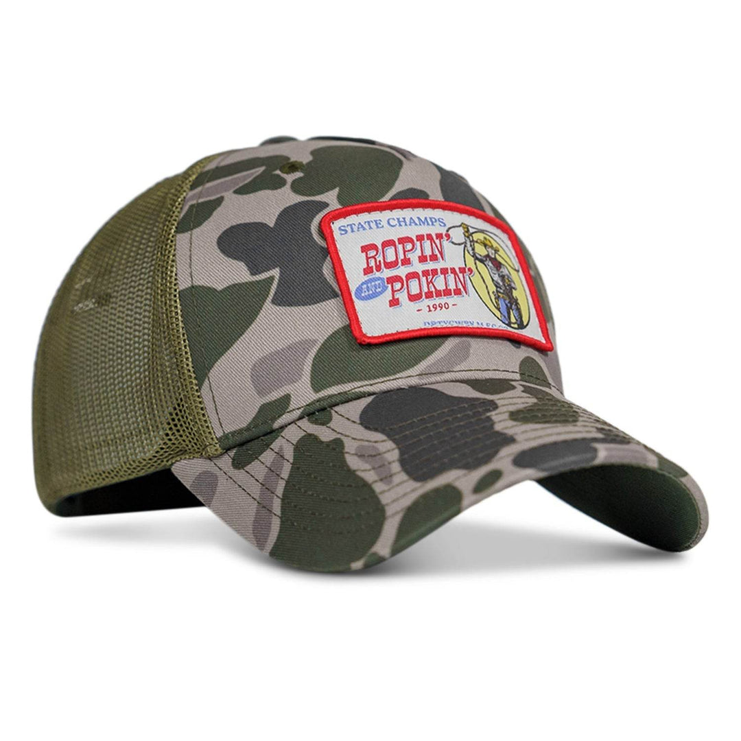 Ropin' and Pokin' Dirty Cowboys Patch SnapBack Hat - One Revolver Surfboards