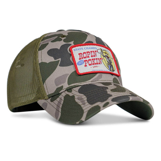 Ropin' and Pokin' Dirty Cowboys Patch SnapBack Hat - One Revolver Surfboards