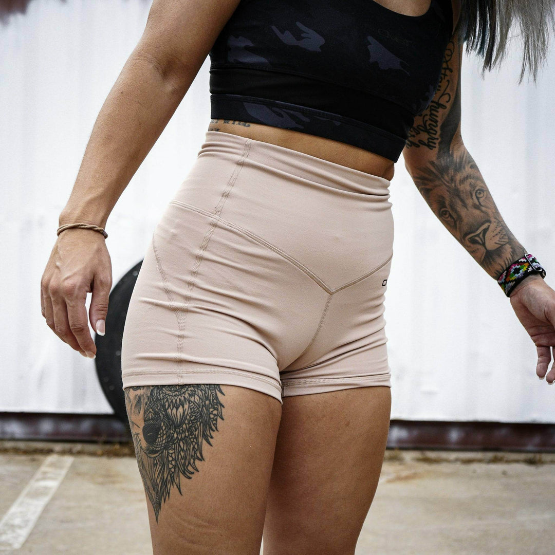 LADIES LUXE HIGH WAISTED SHORTS - SHORTS | WOMEN - One Revolver Surfboards
