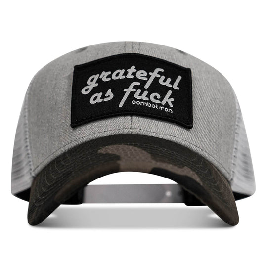 Grateful As F*ck Patch Mesh Snapback Hat - One Revolver Surfboards