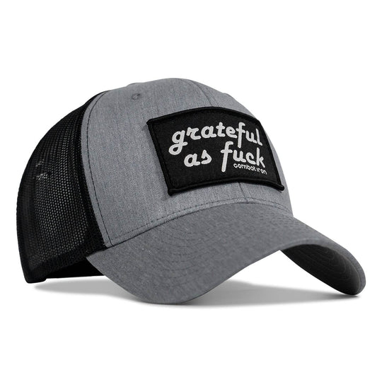 Grateful As F*ck Patch Mesh Snapback Hat - HEADWEAR - One Revolver Surfboards