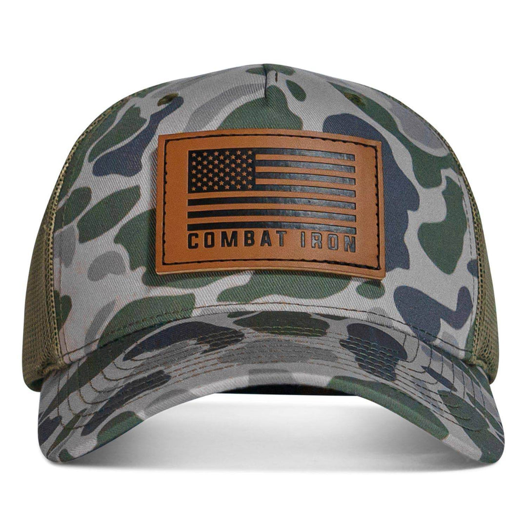 US Flag Leather Patch SnapBack Hat - One Revolver Surfboards