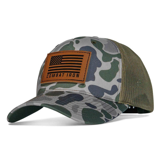 US Flag Leather Patch SnapBack Hat - One Revolver Surfboards