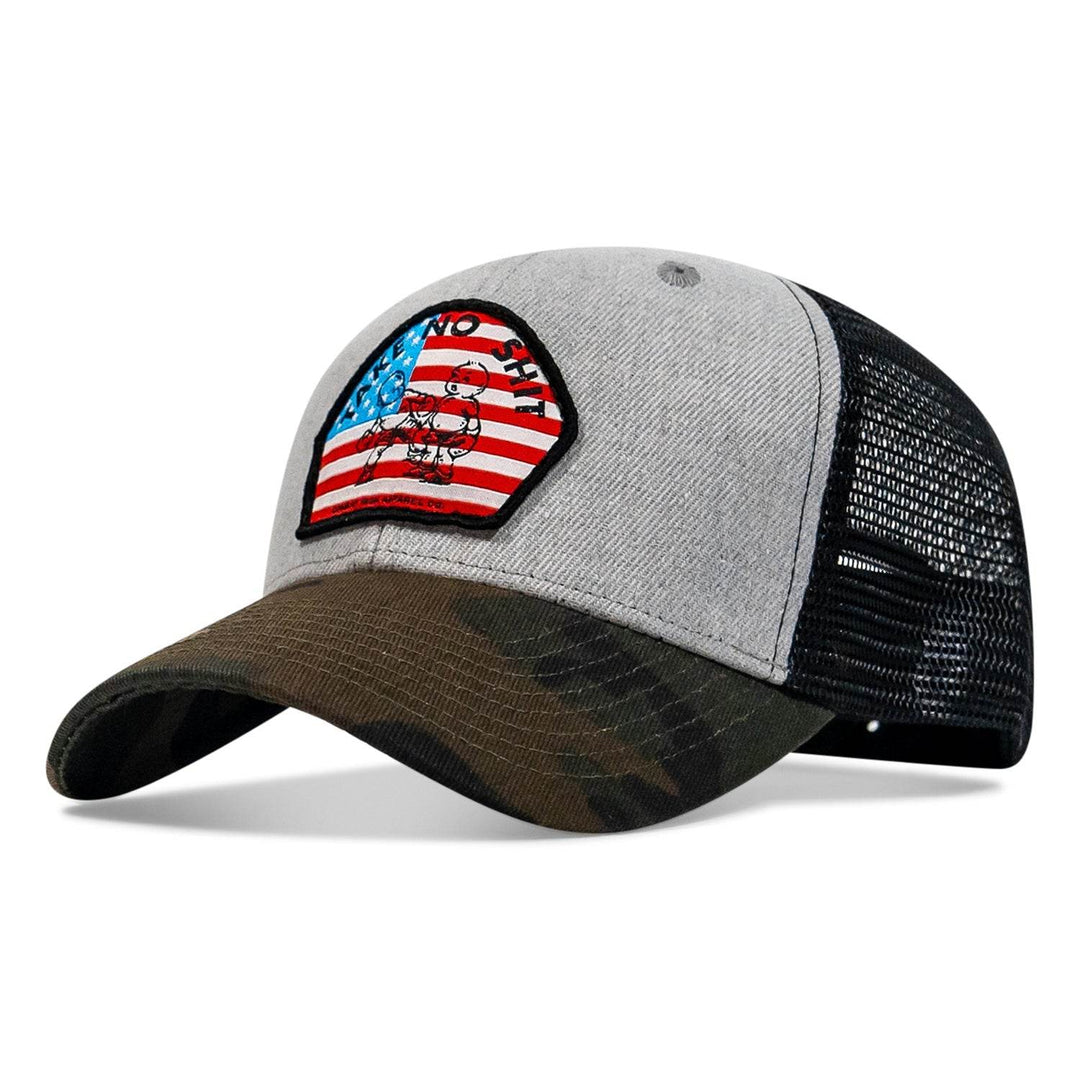 Take No Shit American Flag Patch SnapBack - HEADWEAR - One Revolver Surfboards