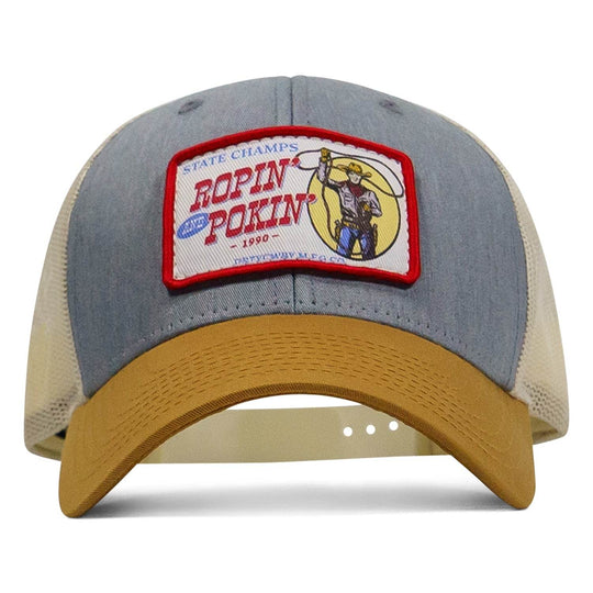 Ropin' and Pokin' Dirty Cowboys Patch SnapBack Hat - One Revolver Surfboards