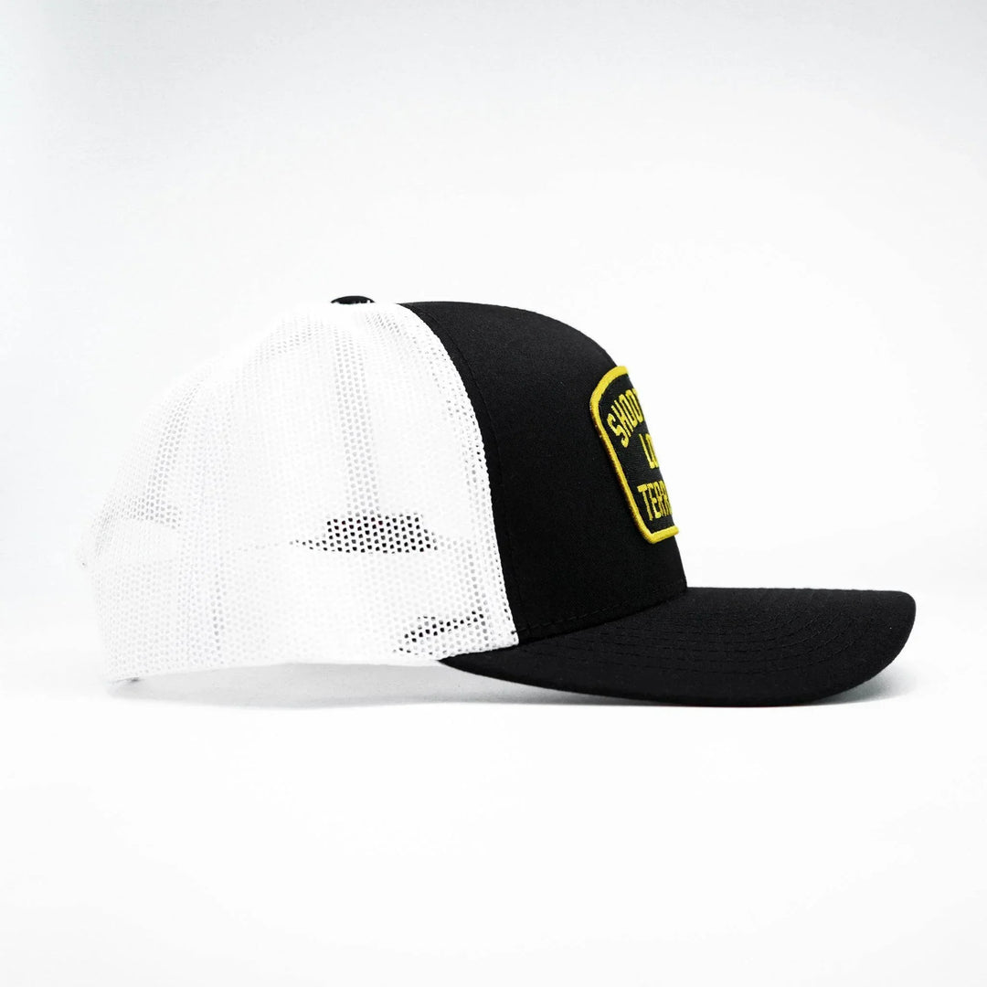 One Revolver Surfboards - Shoot Your Local Terrorists Patch Snapback Hat HEADWEAR