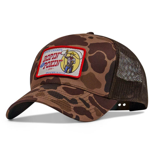 Ropin' and Pokin' Dirty Cowboys Patch SnapBack Hat - One Revolver Surfboards