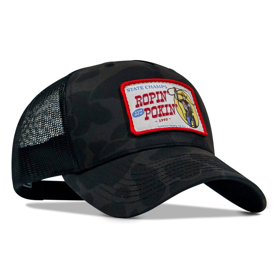 Ropin' and Pokin' Dirty Cowboys Patch SnapBack Hat - One Revolver Surfboards