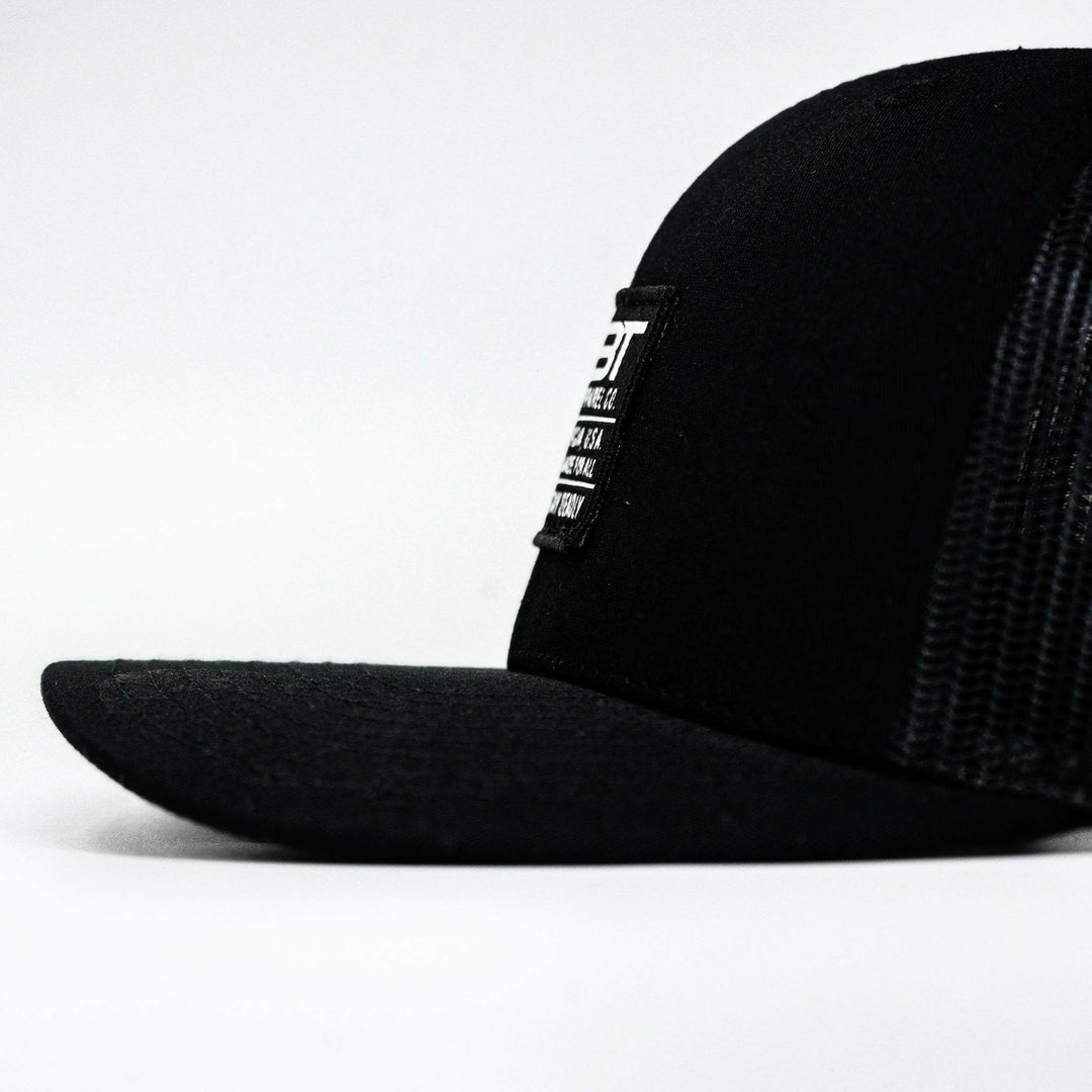 Branded CMBT Labeled Mid-Profile Snapback Hat - One Revolver Surfboards