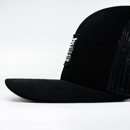 Branded CMBT Labeled Mid-Profile Snapback Hat - One Revolver Surfboards