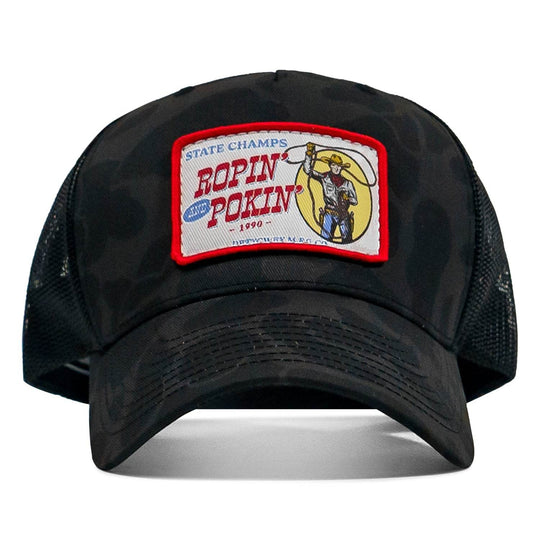 Ropin' and Pokin' Dirty Cowboys Patch SnapBack Hat - One Revolver Surfboards