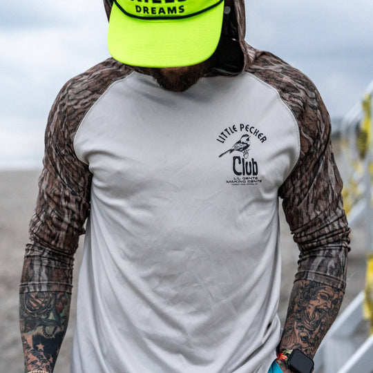 One Revolver Surfboards - LITTLE PECKER CLUB OUTDOORS LONG SLEEVE + HOOD GRAPHIC HOODIE