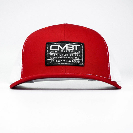 Branded CMBT Labeled Mid-Profile Snapback Hat - One Revolver Surfboards