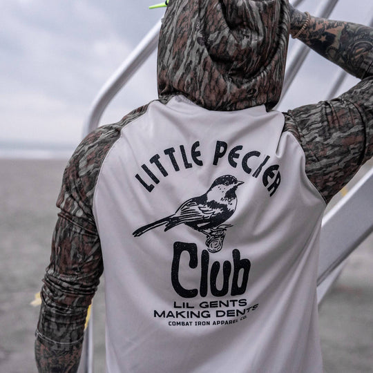 One Revolver Surfboards - LITTLE PECKER CLUB OUTDOORS LONG SLEEVE + HOOD GRAPHIC HOODIE