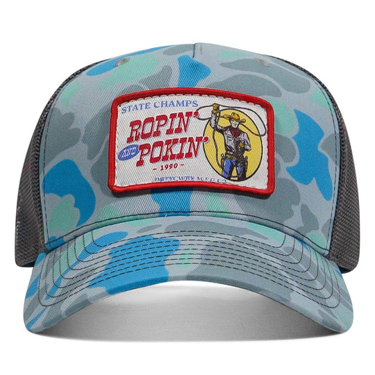 Ropin' and Pokin' Dirty Cowboys Patch SnapBack Hat - One Revolver Surfboards
