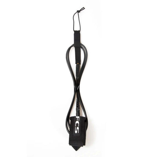 a black cord with a white logo on it