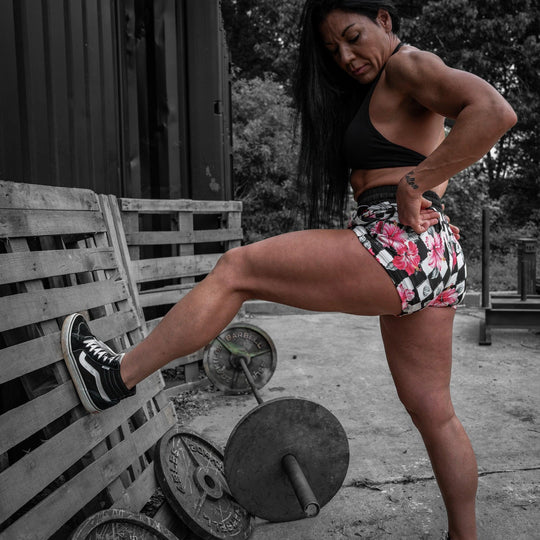 One Revolver Surfboards - Women’s Studio Flex Training &amp; Recovery Shorts | 4" SHORTS | WOMEN