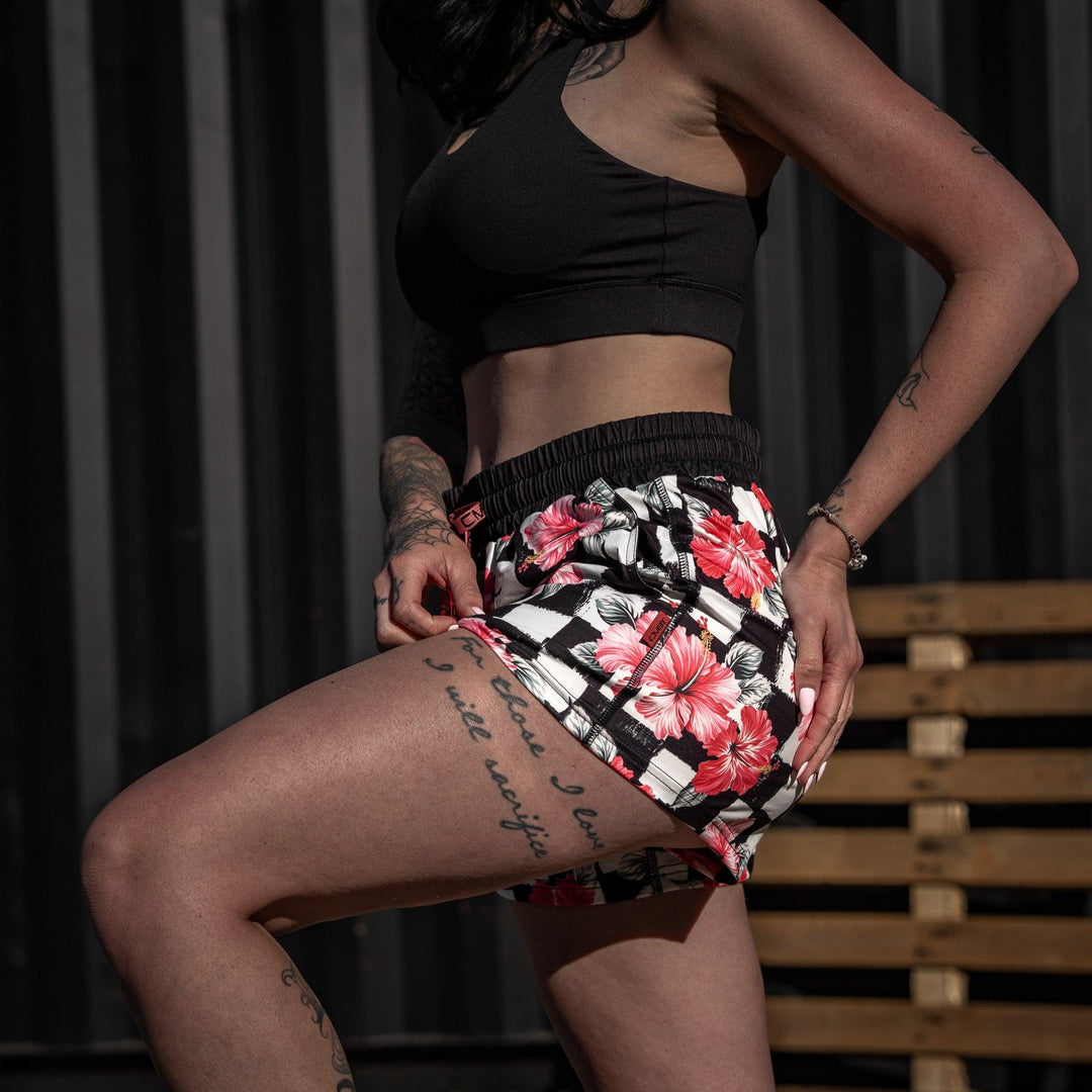 One Revolver Surfboards - Women’s Studio Flex Training &amp; Recovery Shorts | 4" SHORTS | WOMEN