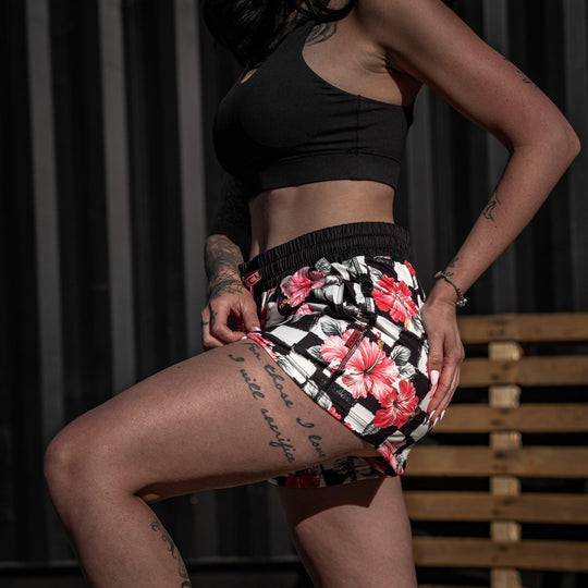 One Revolver Surfboards - Women’s Studio Flex Training &amp; Recovery Shorts | 4" SHORTS | WOMEN