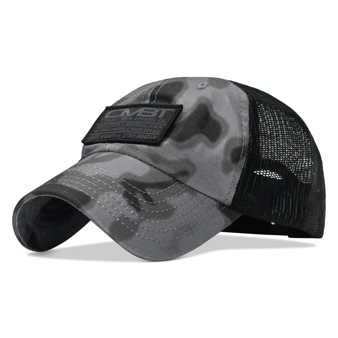 One Revolver Surfboards - Original Subdued CMBT Patch Tactical Ripstop Mesh Snapback Hat HEADWEAR