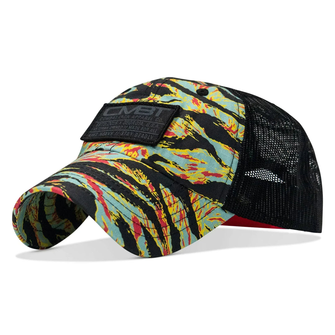 One Revolver Surfboards - Original Subdued CMBT Patch Tactical Ripstop Mesh Snapback Hat HEADWEAR