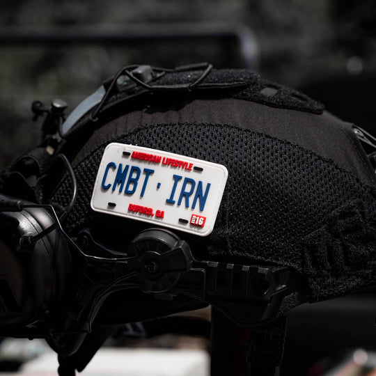 CMBTIRN AMERICAN LIFESTYLE LICENSE PLATE 3D PVC PATCH - One Revolver Surfboards