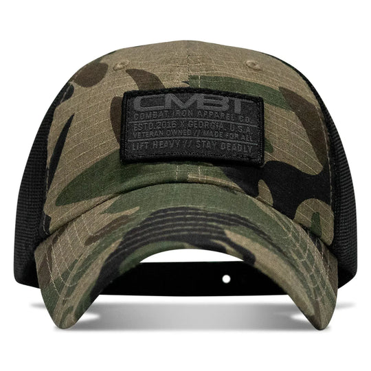 One Revolver Surfboards - Original Subdued CMBT Patch Tactical Ripstop Mesh Snapback Hat HEADWEAR
