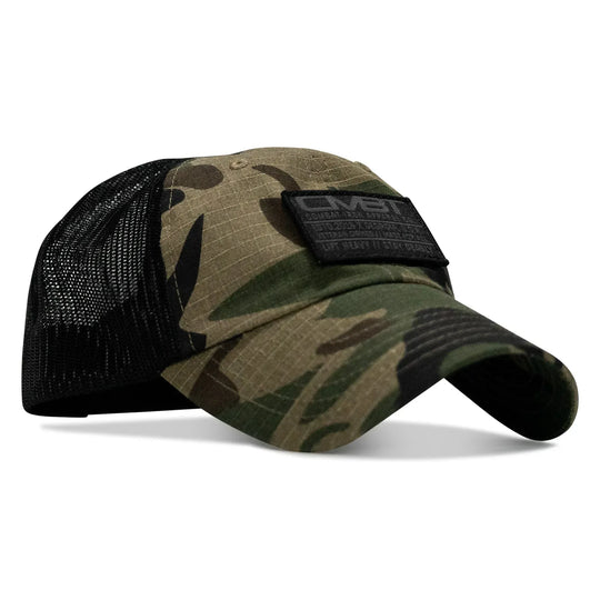 One Revolver Surfboards - Original Subdued CMBT Patch Tactical Ripstop Mesh Snapback Hat HEADWEAR