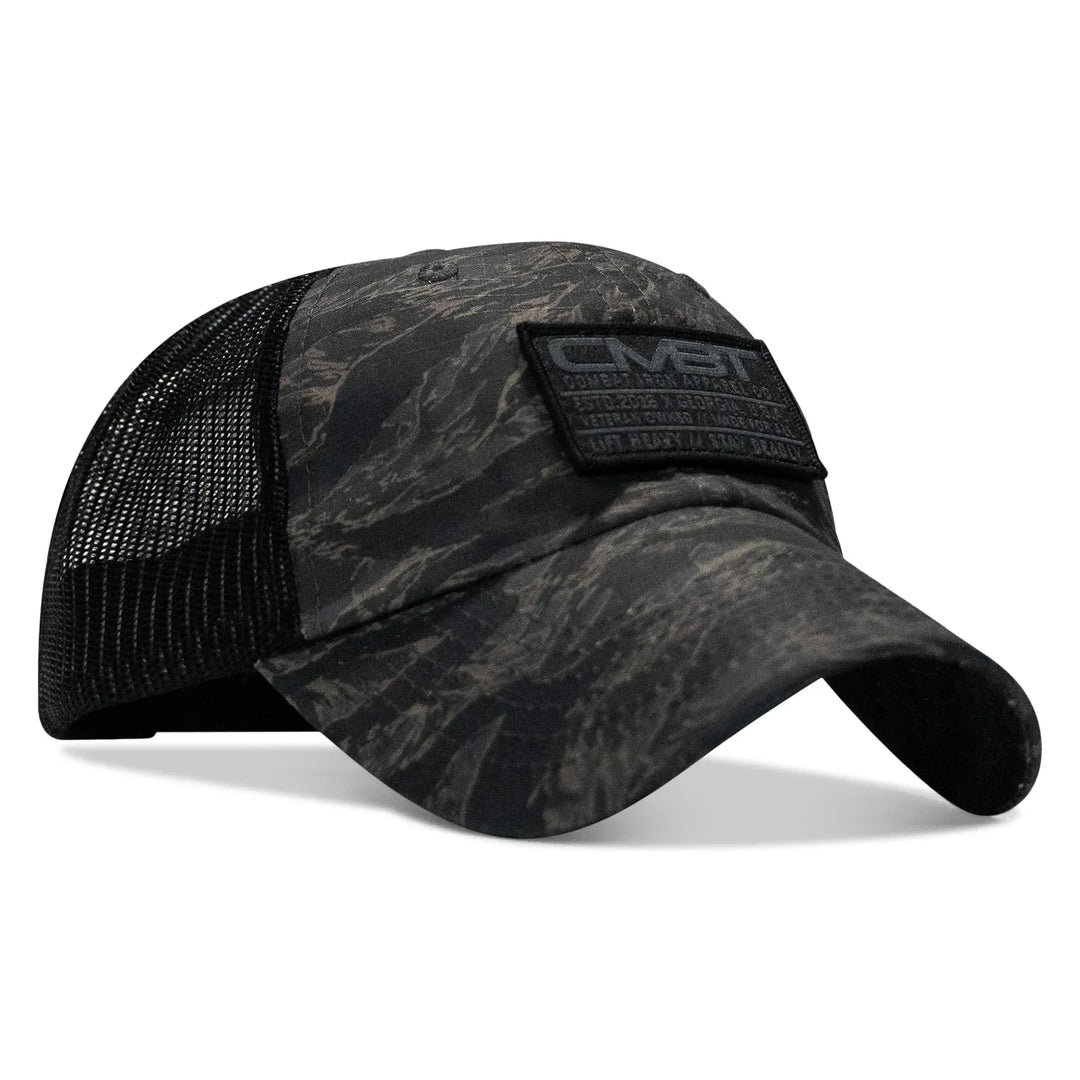 One Revolver Surfboards - Original Subdued CMBT Patch Tactical Ripstop Mesh Snapback Hat HEADWEAR