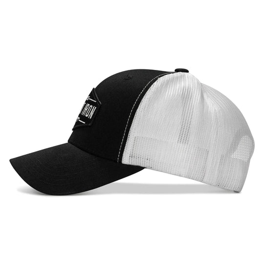 One Revolver Surfboards - Original AR Black Patch Snapback Hat HEADWEAR