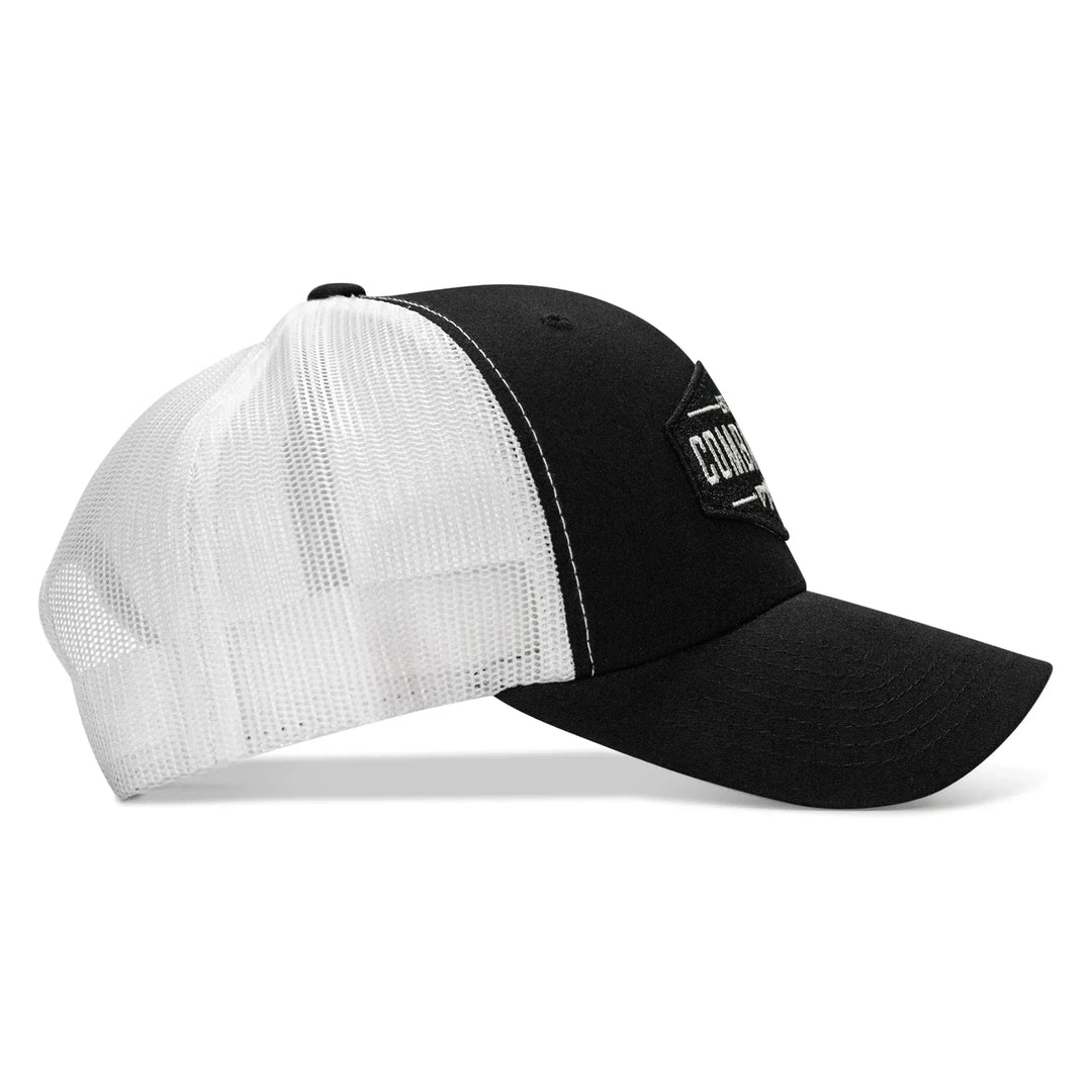 One Revolver Surfboards - Original AR Black Patch Snapback Hat HEADWEAR
