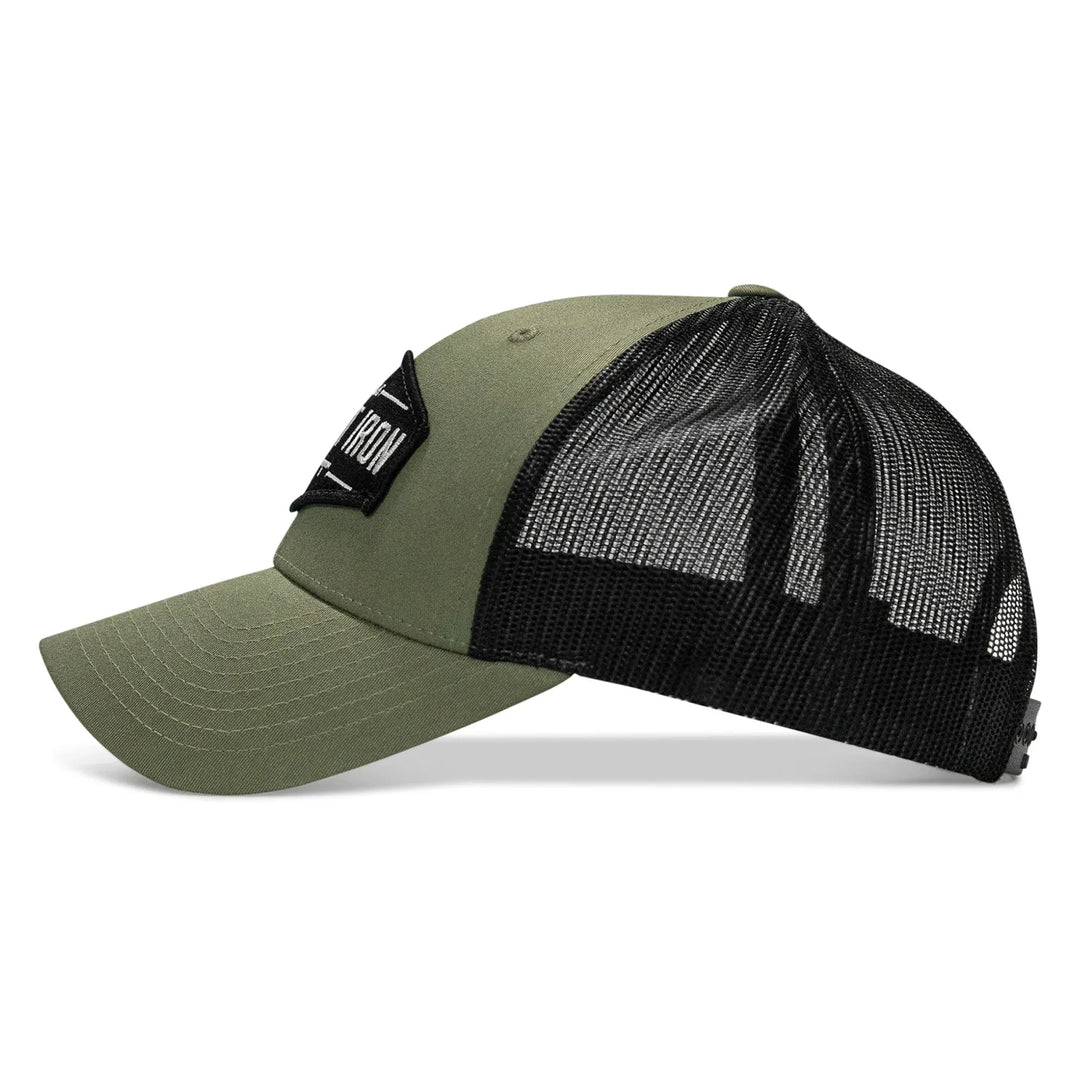 One Revolver Surfboards - Original AR Black Patch Snapback Hat HEADWEAR