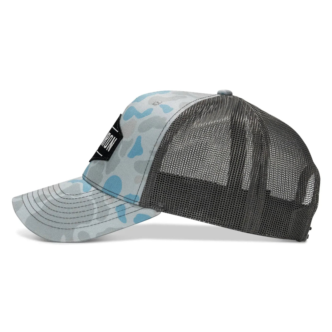 One Revolver Surfboards - Original AR Black Patch Snapback Hat HEADWEAR
