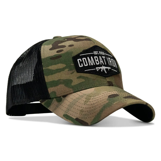 One Revolver Surfboards - Original AR Black Patch Snapback Hat HEADWEAR