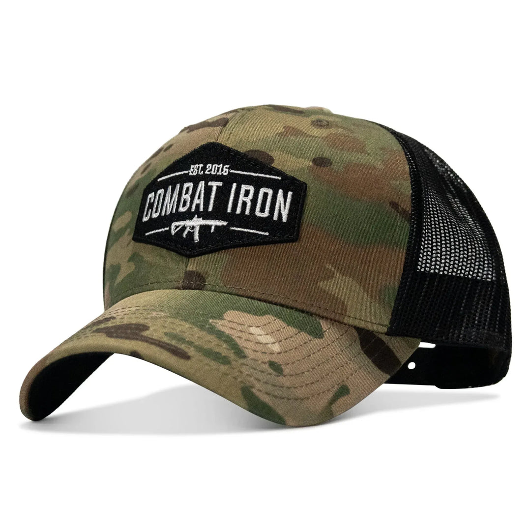 One Revolver Surfboards - Original AR Black Patch Snapback Hat HEADWEAR