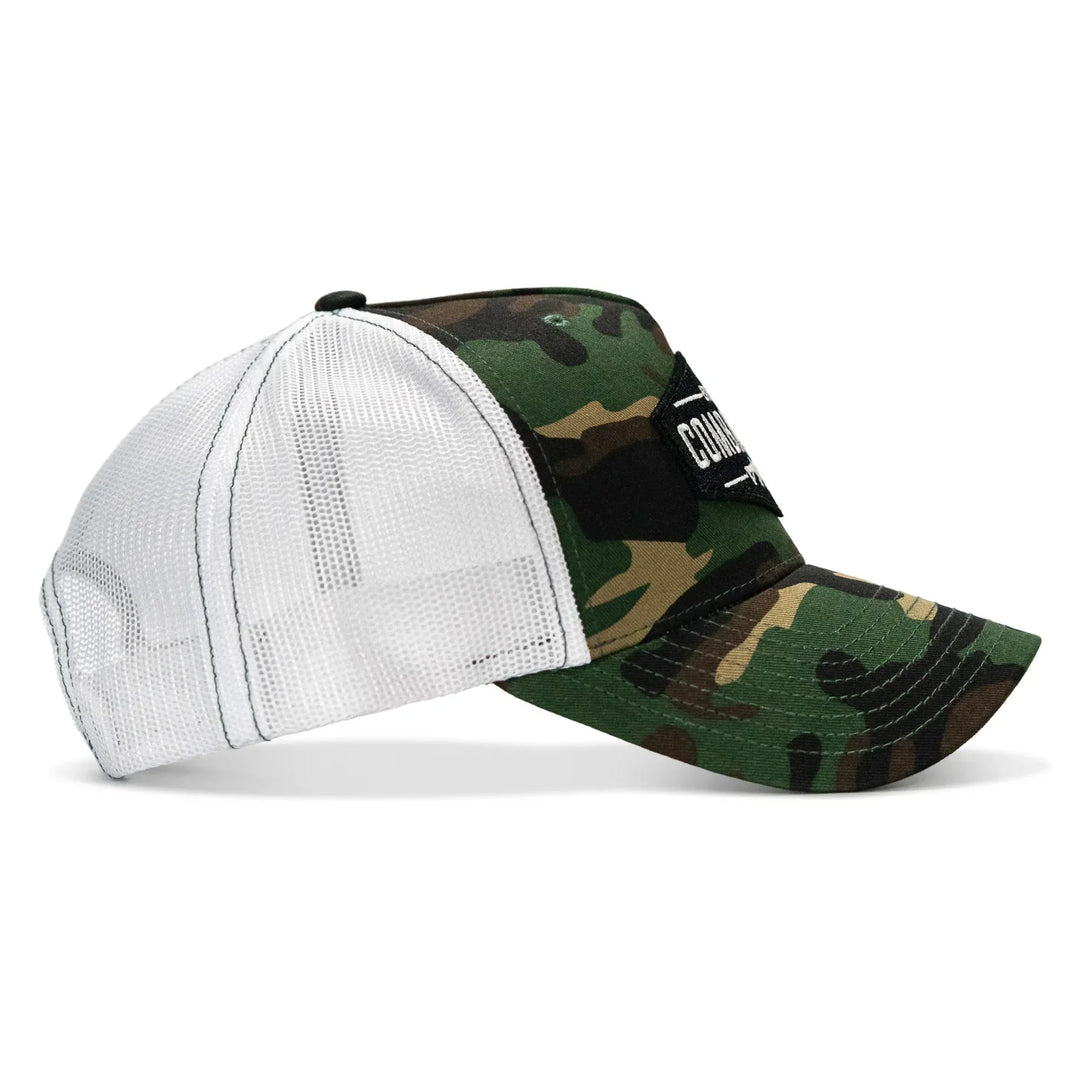 One Revolver Surfboards - Original AR Black Patch Snapback Hat HEADWEAR