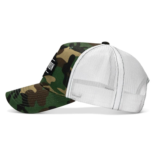 One Revolver Surfboards - Original AR Black Patch Snapback Hat HEADWEAR
