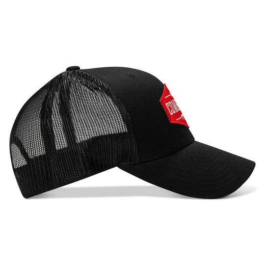 One Revolver Surfboards - Original AR Red Patch Mid-Profile Mesh Snapback Hat HEADWEAR