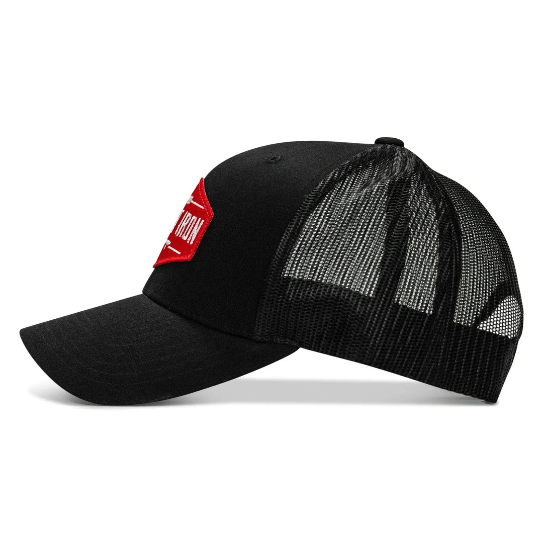 One Revolver Surfboards - Original AR Red Patch Mid-Profile Mesh Snapback Hat HEADWEAR