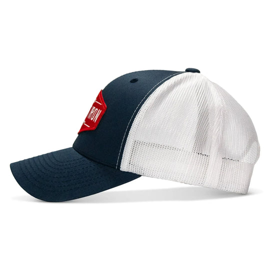 One Revolver Surfboards - Original AR Red Patch Mid-Profile Mesh Snapback Hat HEADWEAR