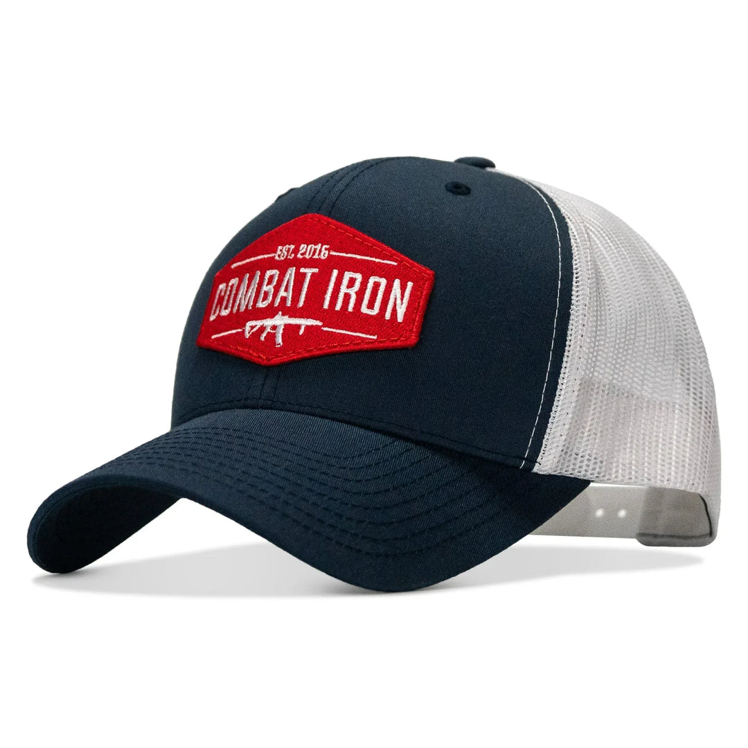 One Revolver Surfboards - Original AR Red Patch Mid-Profile Mesh Snapback Hat HEADWEAR