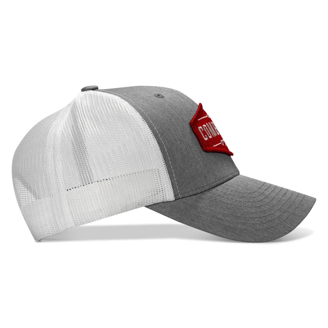 One Revolver Surfboards - Original AR Red Patch Mid-Profile Mesh Snapback Hat HEADWEAR