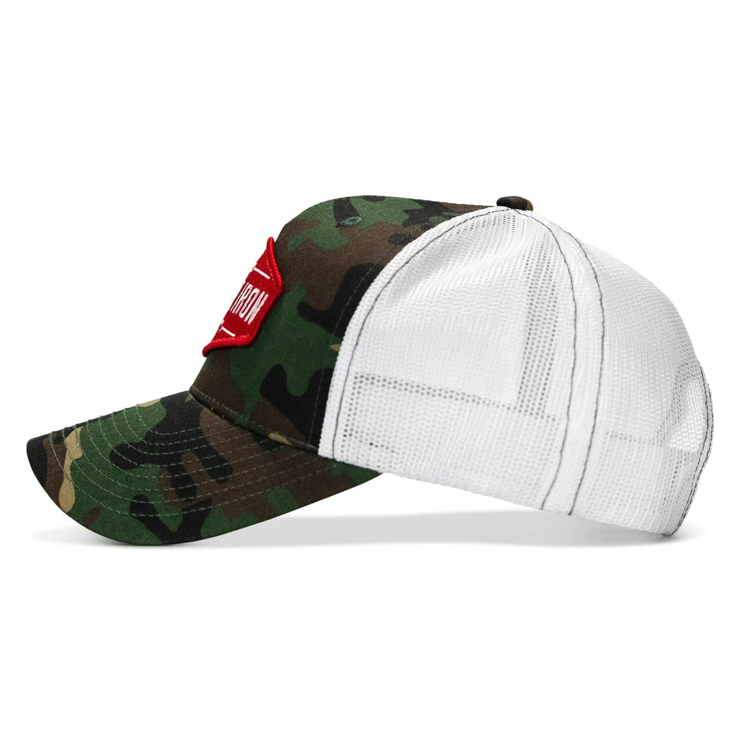 One Revolver Surfboards - Original AR Red Patch Mid-Profile Mesh Snapback Hat HEADWEAR