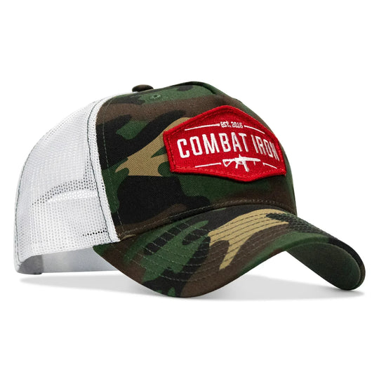 One Revolver Surfboards - Original AR Red Patch Mid-Profile Mesh Snapback Hat HEADWEAR