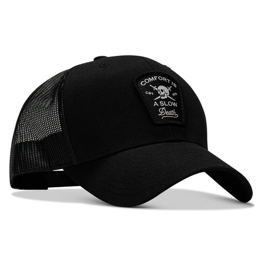 One Revolver Surfboards - Comfort Is A Slow Death Patch Snapback Hat HEADWEAR
