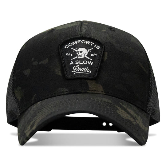 One Revolver Surfboards - Comfort Is A Slow Death Patch Snapback Hat HEADWEAR