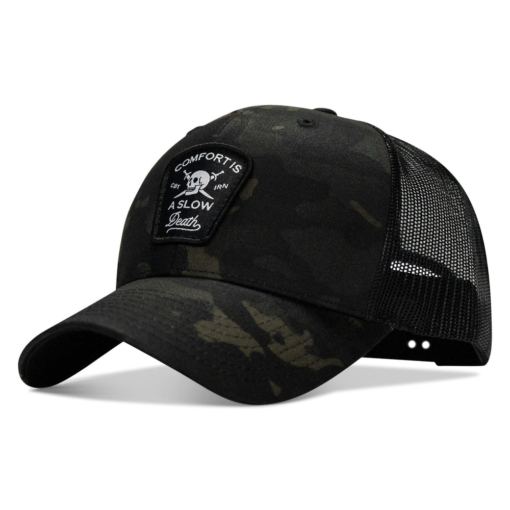 One Revolver Surfboards - Comfort Is A Slow Death Patch Snapback Hat HEADWEAR
