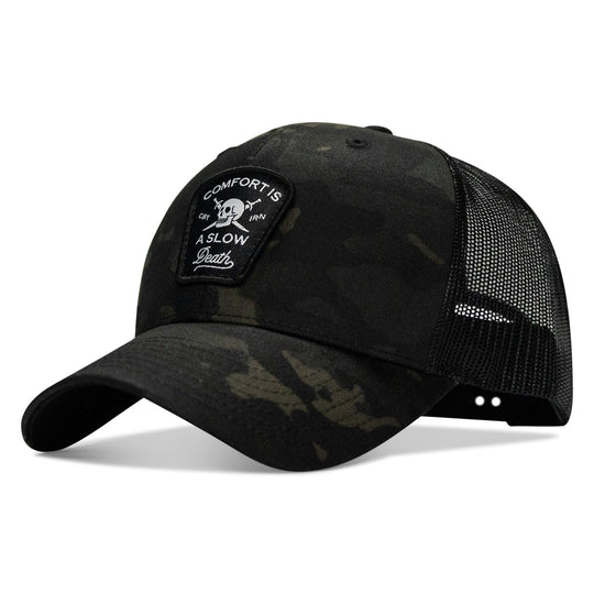 One Revolver Surfboards - Comfort Is A Slow Death Patch Snapback Hat HEADWEAR