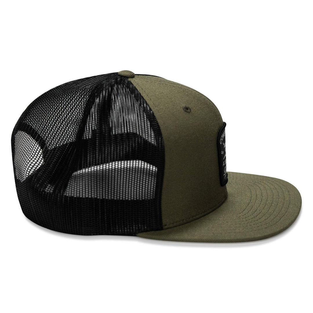 One Revolver Surfboards - Comfort Is A Slow Death Patch Flatbill Snapback Hat HEADWEAR